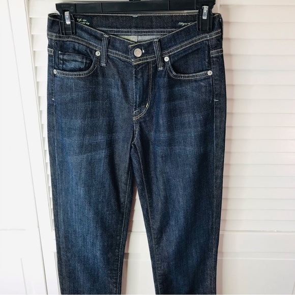 CITIZENS OF HUMANITY Elson High Rise Straight Leg Size 24 - Picture 2 of 8